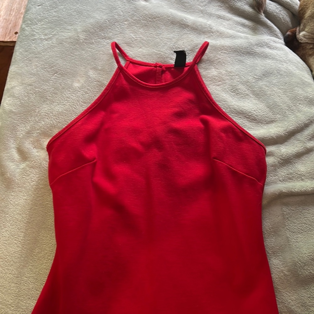Red dress